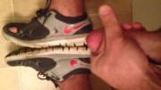 [Proof] Cum On Sneakers While Wearing Them