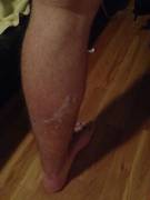 [Proof] Cum On Calves. Used A Whole Load On One, Hope It Passes!