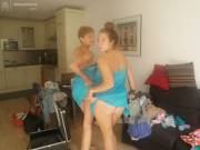 Behind The Scenes: Kenji And Nora After Sharing A Pre-Shoot Shower