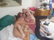 Behind The Scene: Group Hug!