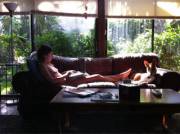 She Loves Working From Home