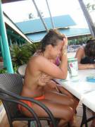 Friends Stole Her Top