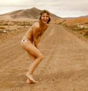 Lost Her Clothes At Coachella But Managed To Keep The Flower Headband