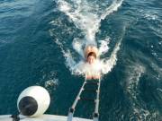 The Force Of Water Causing Bikini Malfunction