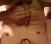 Me Cumming Into My Mouth