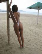 White Sling On The Beach.