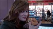Pretty Girl Eats Donut