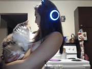 Kitten And Kitten Take The Elevator