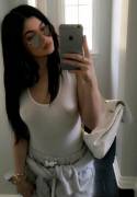 Kylie Jenner See Through Selfie