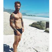 White Sands And Perfect Abs