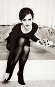 Emma Watson In Black Pantyhose