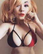 Ani-Mia In Her Harley Quinn Bikini Top [1Mic]