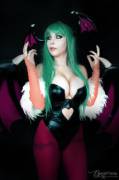 Brynhild Cosplay As Morrigan Aensland