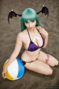 Hezachan As Morrigan (Darkstalkers)