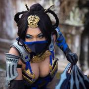 Scowling Kitana! By Yaya Han