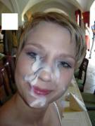 Look It's The Hostess With The Mostest... On Her Face