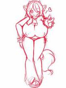 Moe Moo [Spazzykoneko]. Commissioned For Rubyluvcow.