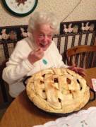 This Silver Fox Eagerly Awaits Having Her Enormous Pie Explored.