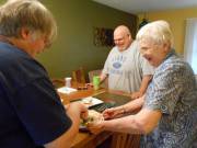 Couple Of Gals Can't Wait To Have A Delighted Plumber Taste Test Their Sloppy Pies