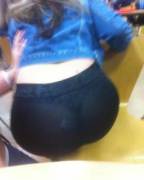 Blurry Schoolgirl Bending Over