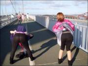 Cheeky On A Bridge