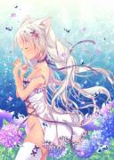 Dress Flowing In The Wind [Original]