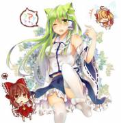 Nekomimi Is A Great Way To Bring Worshippers To Your Shrine [Touhou]