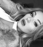 Selfie In Black And White