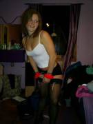 Lil' Cutie In Red Cuffs