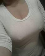 White Shirt And No Bra