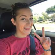 Dani Daniels Car Selfie