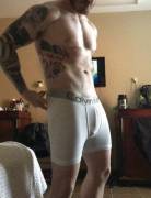 Just Checking My Body Progress And This Little Guy Managed To Jump Into The Photo.