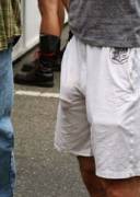 Love Thin White Shorts