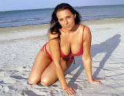 Hot Milf In Red Bikini