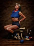 Nice Body And Grey Hair.