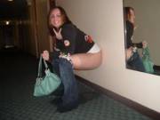 Her Hotel Room Was Just Too Far Away.