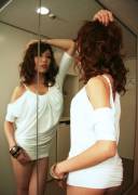 Asian Admiring Herself