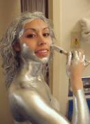 In The Process Of Painting