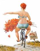 [Pics] &Amp;Quot;Hilda&Amp;Quot; Calendar Pinup Art By Duane Bryers (Ca. 1957-1970)