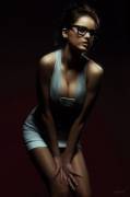 Tight Dress And Thick Glasses
