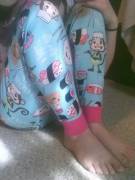 I Love My New Sushi Monkey Comfy Pants :3