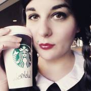 Dressed As Wednesday For School. She's Definitely My Little Persona.