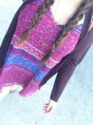 I Had A Wonderful Day Out Yesterday! I Wore A Pretty Dress And Put My Hair In Twin ...