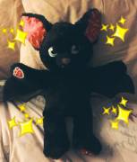 My Stuffy Isn't Cute, She Is The Night And The Darkness. :B