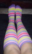 Pretty New Socks! :) (And Its A Three Pack For Only Three Dollars!)