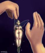 Peter's View When He's Harvesting Pixie Dust From Tinkerbell [Ohmymarton]