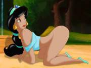 Jasmine Alone By The Fountain.