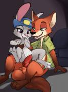 Judy Hopps And Nick Wilde &Amp;Quot;Unwinding&Amp;Quot; (Smittyg) [Zootopia]