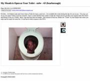 My Mouth Is Open As Your Toilet