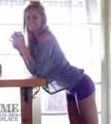 Smiling In Tight Shorts